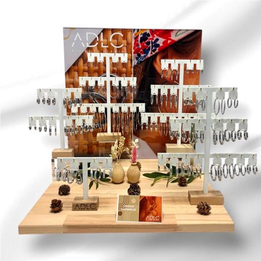 KIT ARGENT 68 PAIRES VITRINE HAUTE 40*40