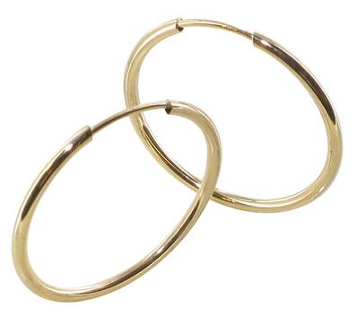 HOOPS FLEX ROUND WIRE 1.20 DIAM 20 GOLD 375 °/°°