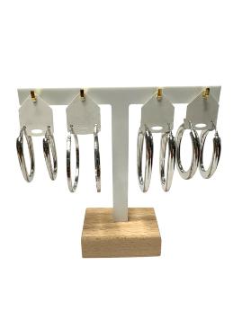 KIT ARGENT 68 PAIRES VITRINE HAUTE 40*40