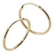 HOOPS FLEX ROUND WIRE 0.80 DIAM 11 GOLD 750 °/°°