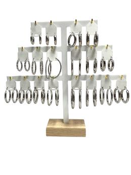 KIT ARGENT 68 PAIRES VITRINE HAUTE 40*40