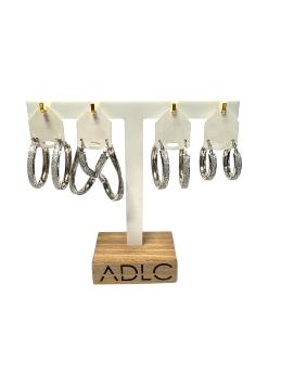 KIT ARGENT 68 PAIRES VITRINE HAUTE 40*40