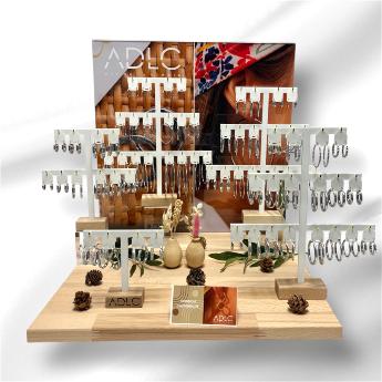 KIT ARGENT 68 PAIRES VITRINE HAUTE 40*40